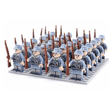 Juego de Bloques Soldados Militares WWII - VyFlair