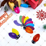 Decoraciones de Bombillas Magnéticas Reflectantes – Adornos Navideños Reutilizables para Coche y Hogar