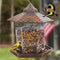 Comedero Colgante para Aves con Techo de Cobre - VyFlair