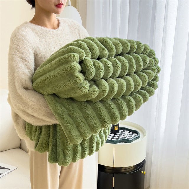 FluffyDreams Luxe Manta – Suave, Cálida y Estilosa - VyFlair