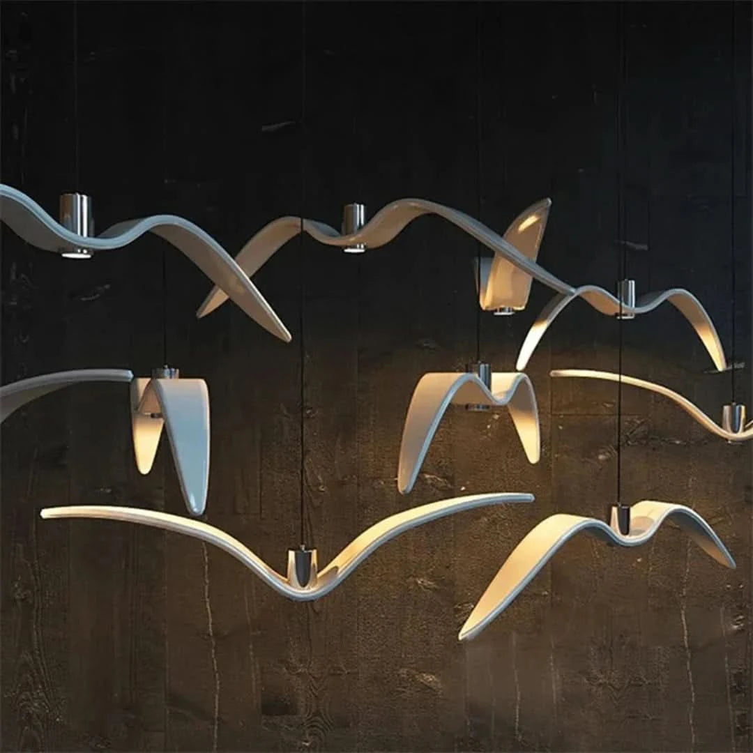 BeakBrilliance - Lámpara de diseño de pájaros-Ceiling lamps-VyFlair