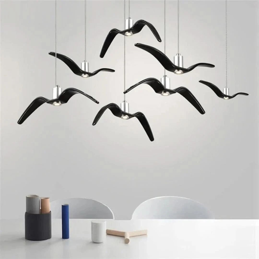 BeakBrilliance - Lámpara de diseño de pájaros-Ceiling lamps-VyFlair