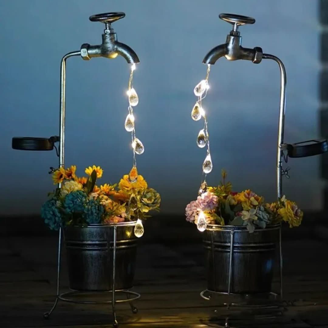 RadiantTap - luces del grifo de riego con energía solar-Outdoor lighting-VyFlair