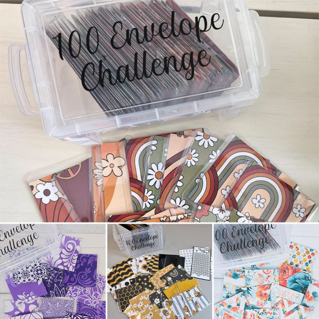 Box de desafío establecido con 100 sobres-Envelopes-VyFlair