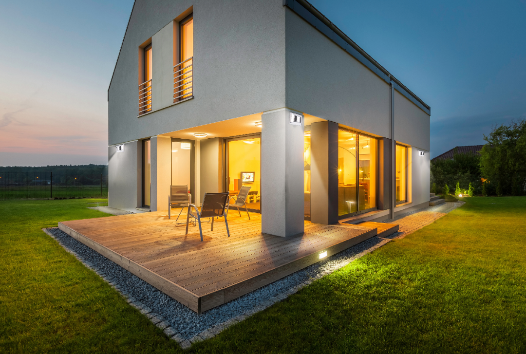 Luces de pared al aire libre LED solar de acero inoxidable-Wall light-VyFlair