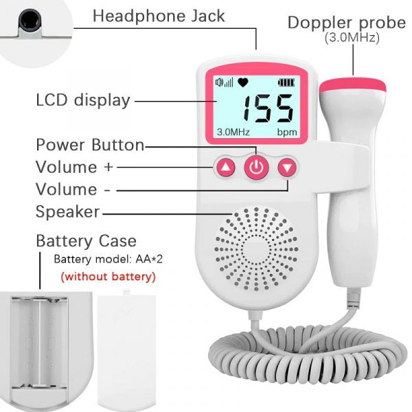 Doppler Fetal en Casa – Escucha el Corazón de Tu Bebé en Cualquier Momento