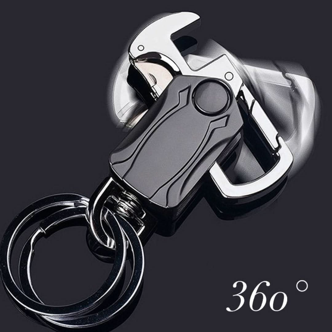 Anillo de llave multifuncional cuatro en uno-Key Ring-VyFlair