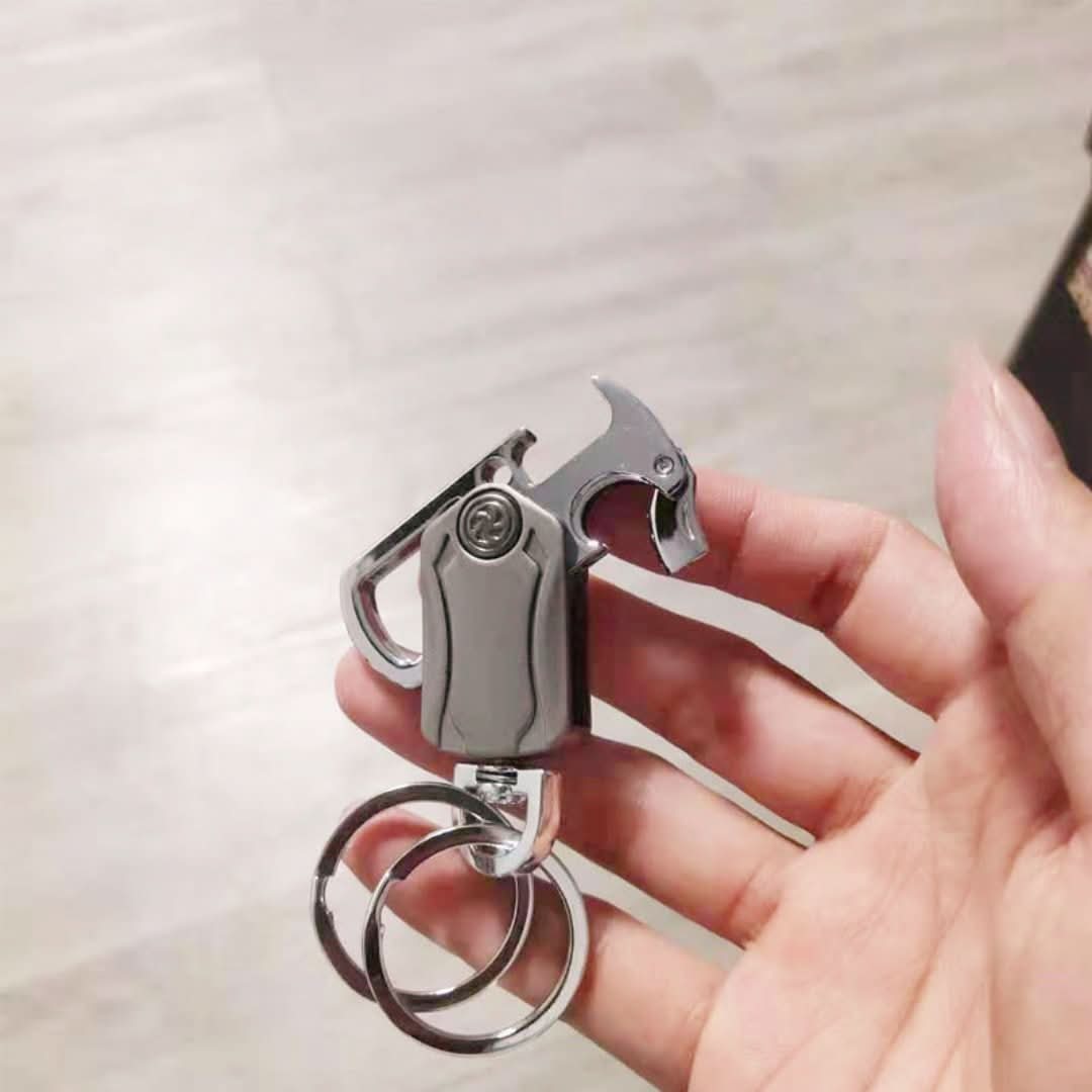Anillo de llave multifuncional cuatro en uno-Key Ring-VyFlair
