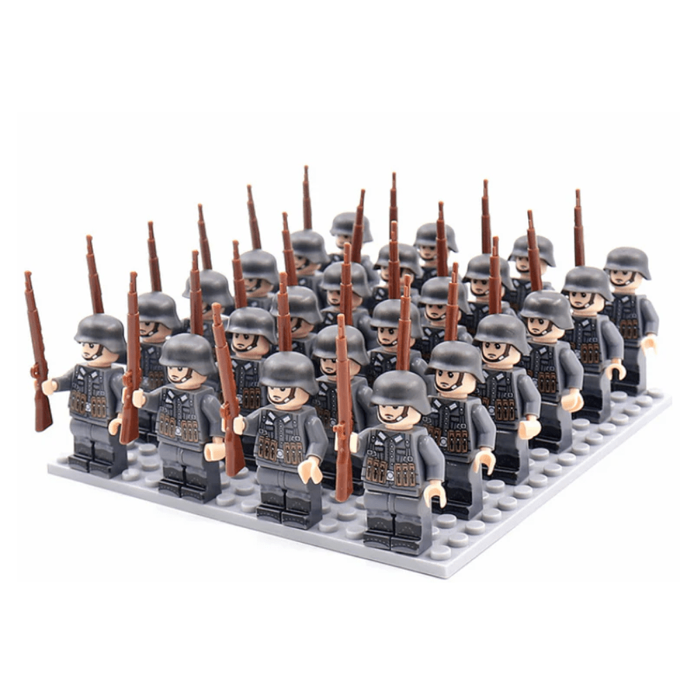 Juego de Bloques Soldados Militares WWII - VyFlair
