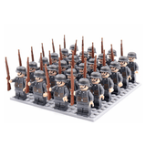 Juego de Bloques Soldados Militares WWII - VyFlair
