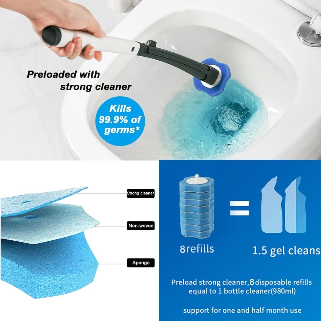 Ultrageno - limpiador de inodoro desechable-Toilet Brush-VyFlair
