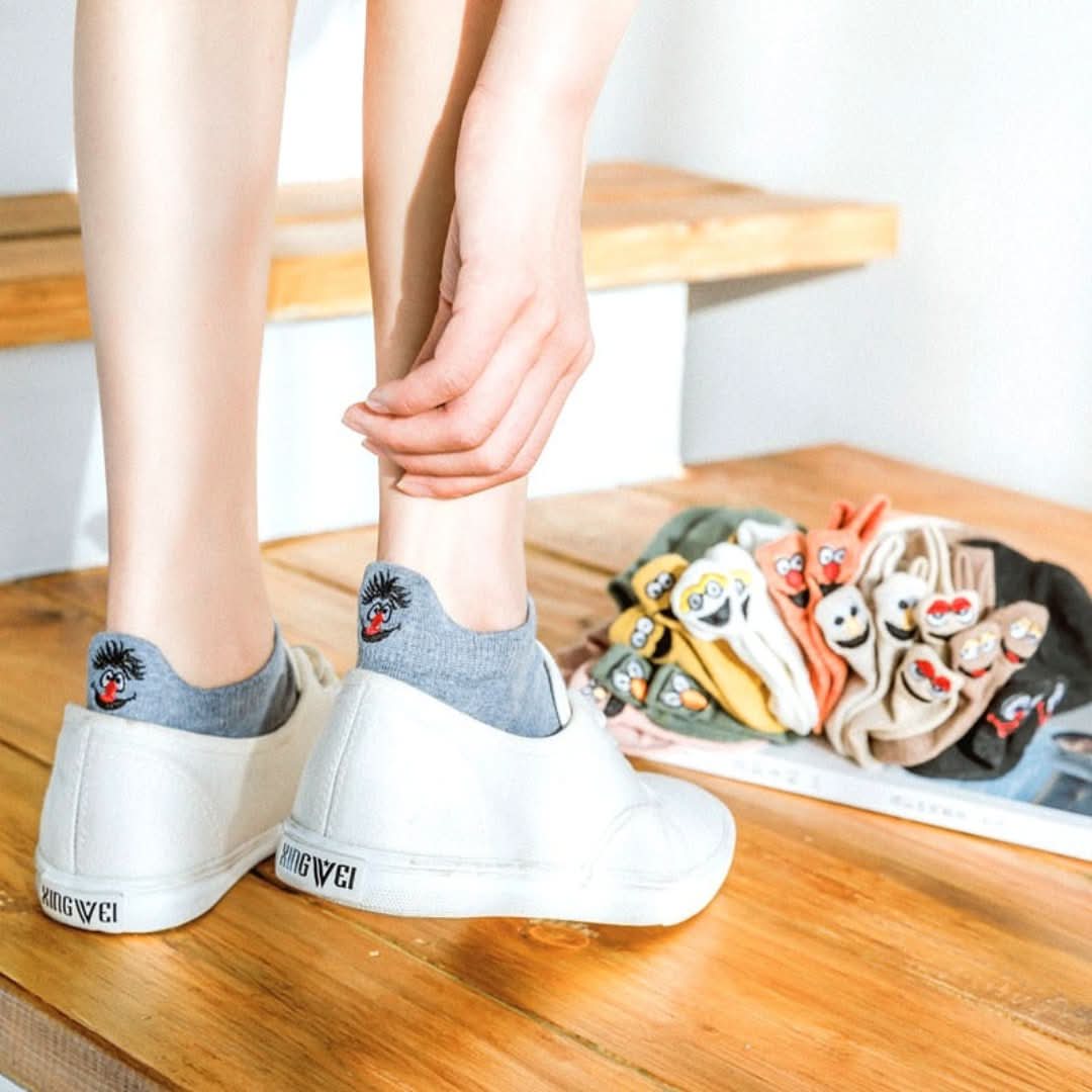 Calcetines de cara feliz-Socks-VyFlair