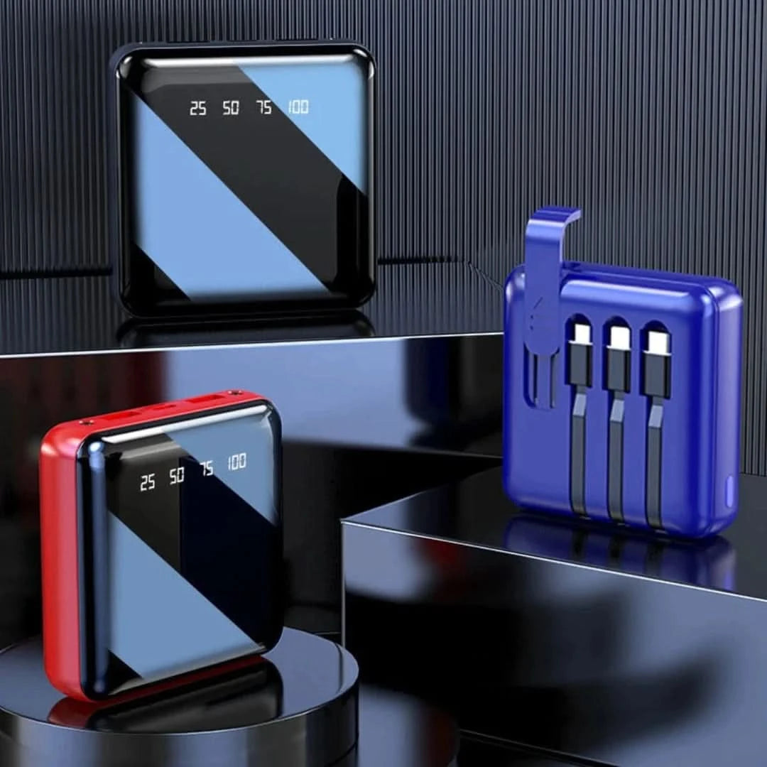 Mini banco de energía | 4-cable 20000máh-power bank-VyFlair