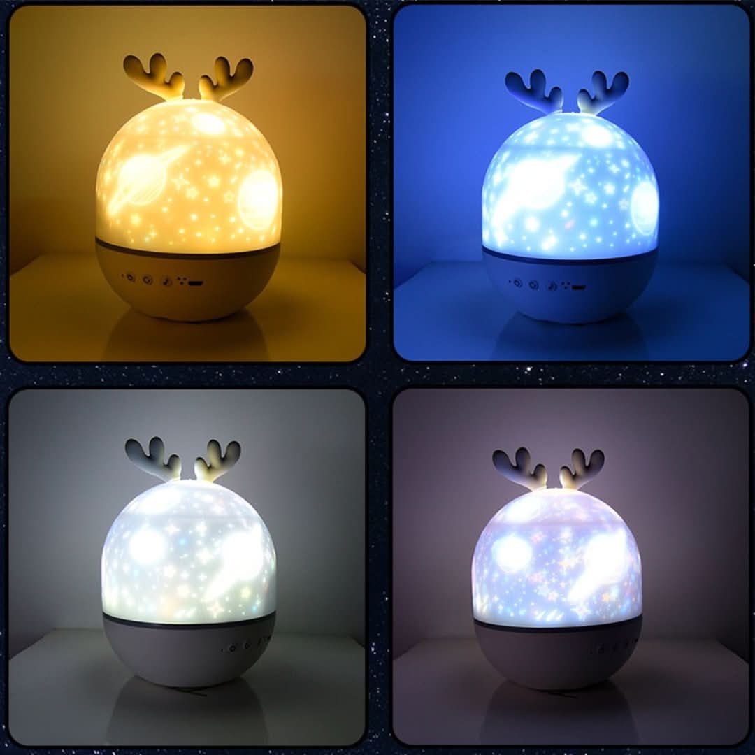 Magiclight - proyector estrellado de luz de noche con Bluetooth-Table lamp-VyFlair