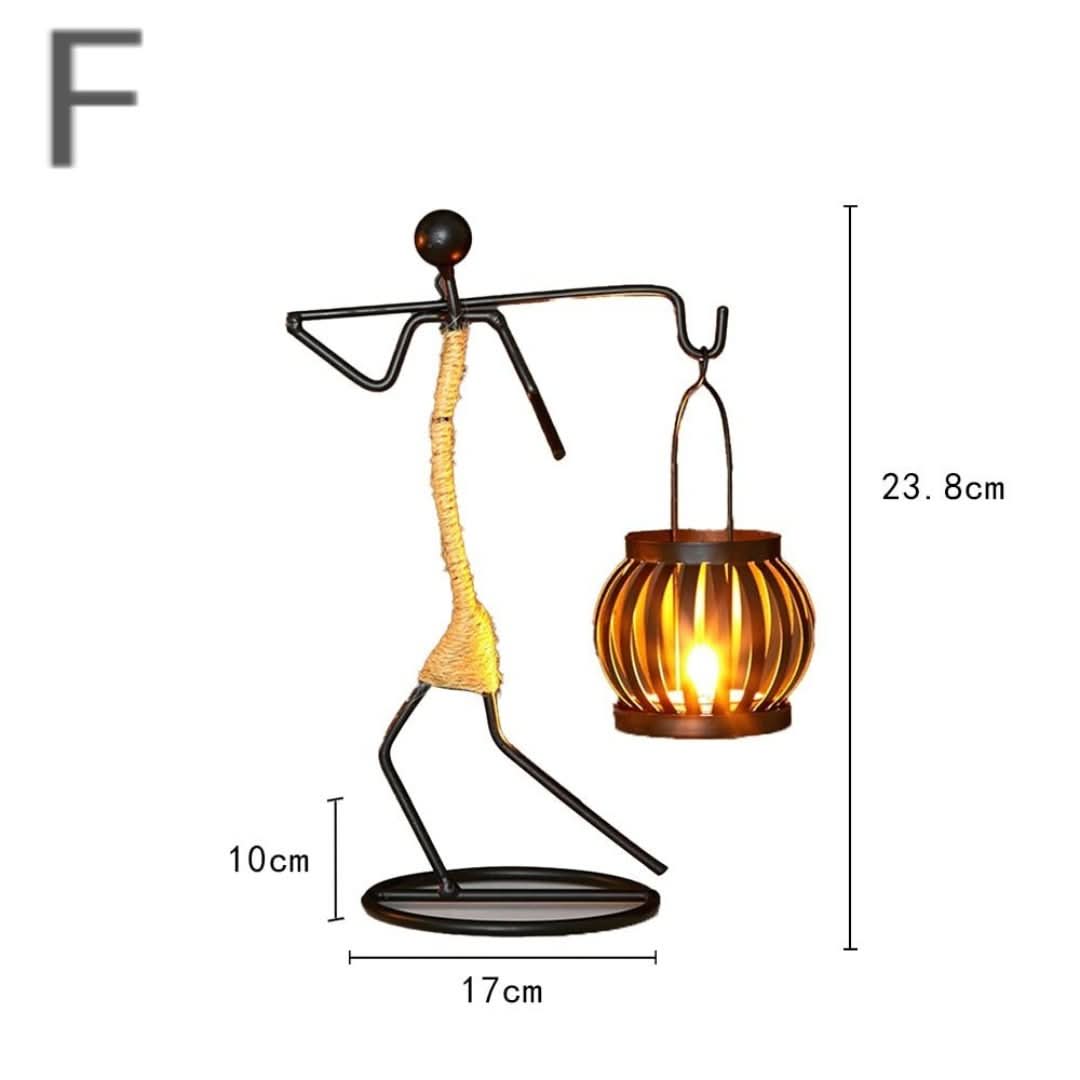 Candelador vintage: el pueblo-candle holder-VyFlair