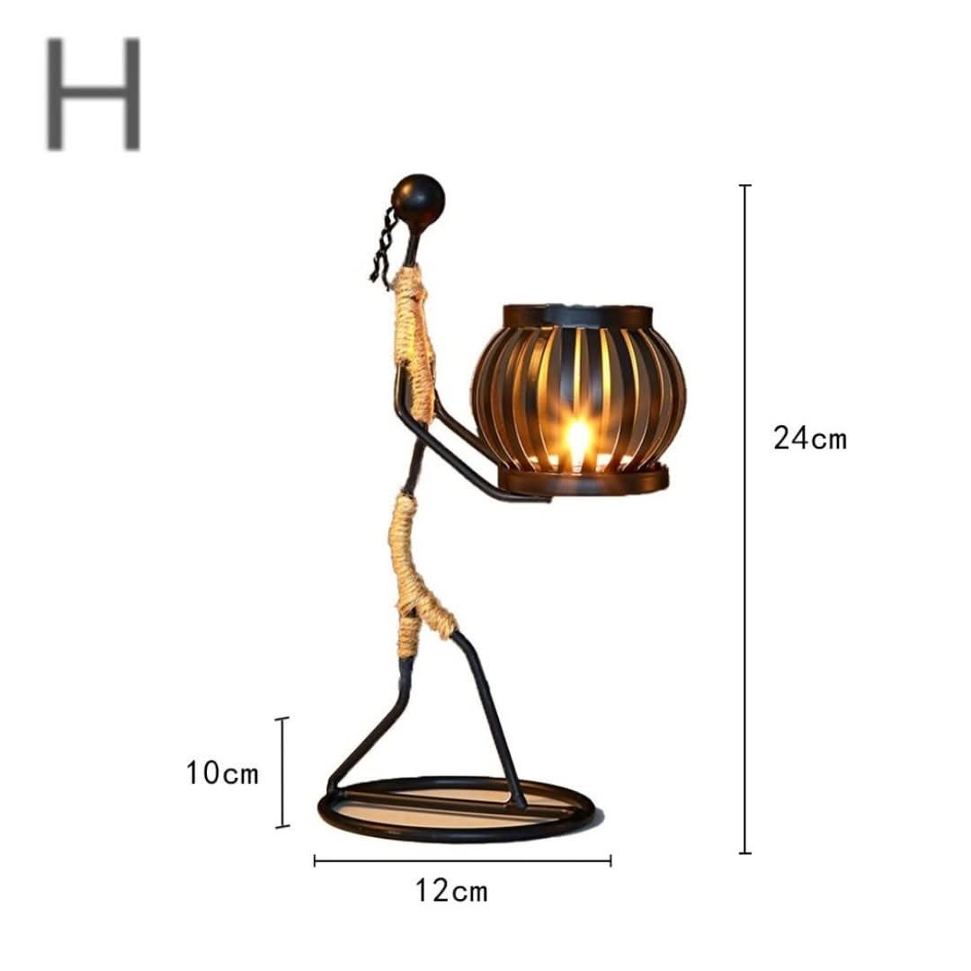 Candelador vintage: el pueblo-candle holder-VyFlair
