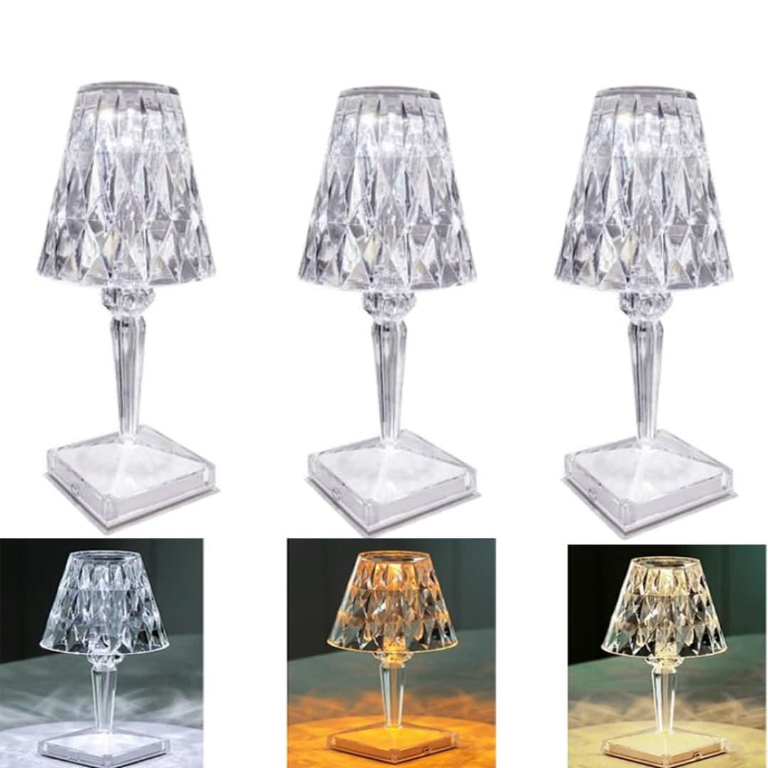 Lámpara de mesa de cristal-Table lamp-VyFlair