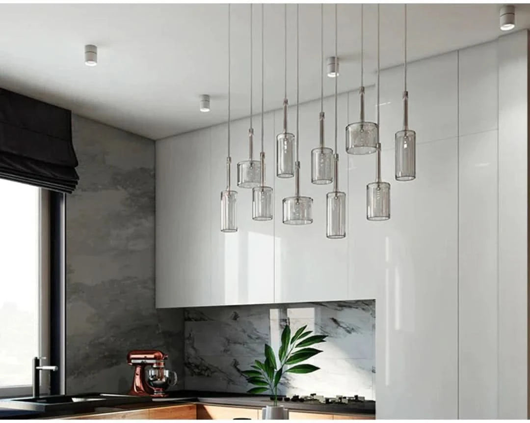 Lámparas de lámparas de mesa de comedor de vidrio iluminación-Ceiling lamps-VyFlair