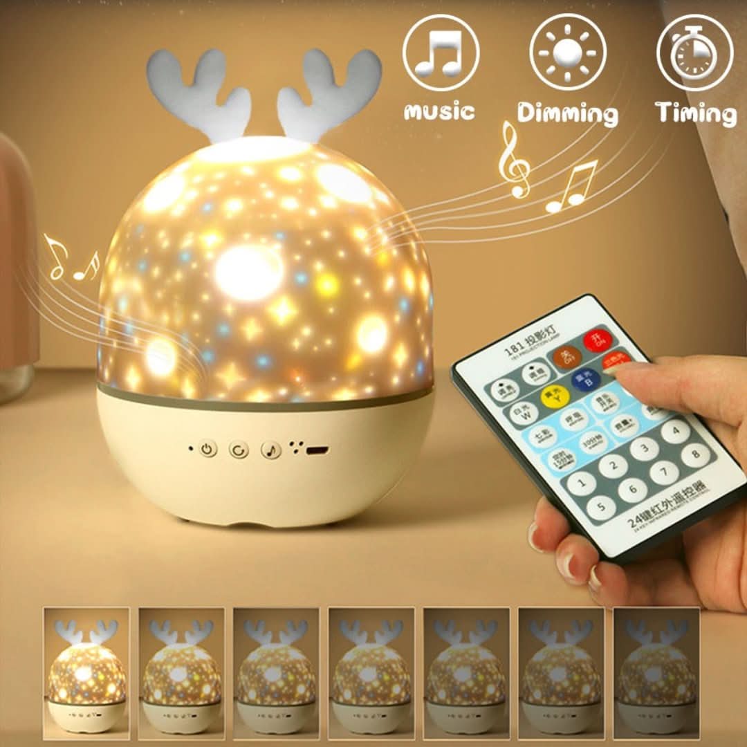 Magiclight - proyector estrellado de luz de noche con Bluetooth-Table lamp-VyFlair