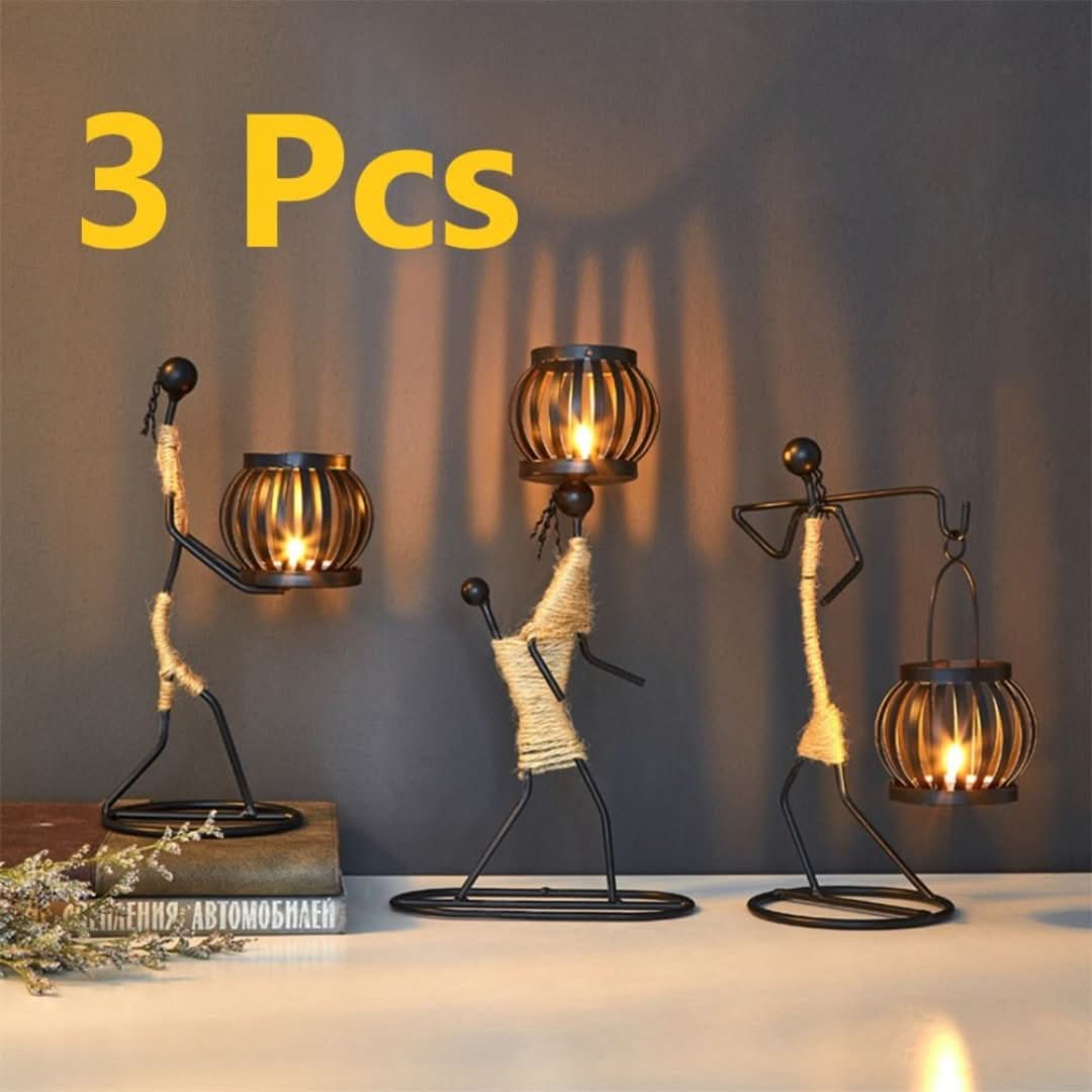 Candelador vintage: el pueblo-candle holder-VyFlair
