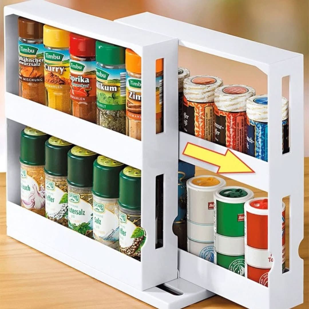 Estante de almacenamiento giratorio-Kitchen organizer-VyFlair