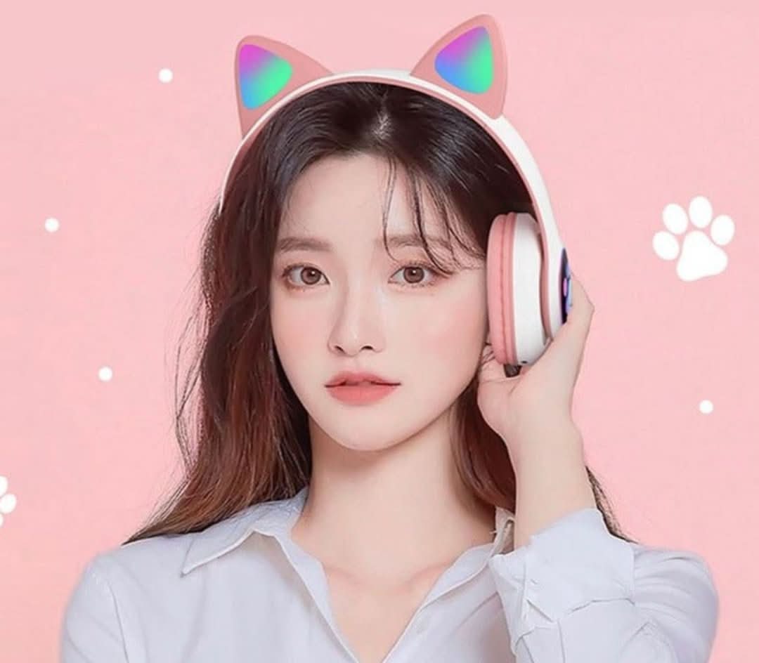 Happycat - auriculares inalámbricos con micrófono-Headset-VyFlair