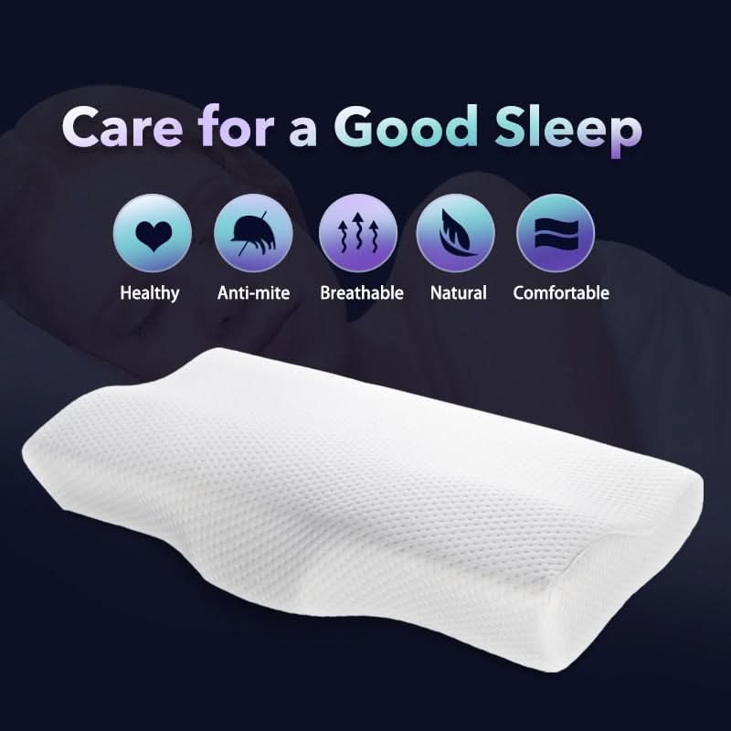 Almohada ortopédica del cuello: alivio efectivo del cuello, el hombro y el dolor de espalda-Pillows-VyFlair
