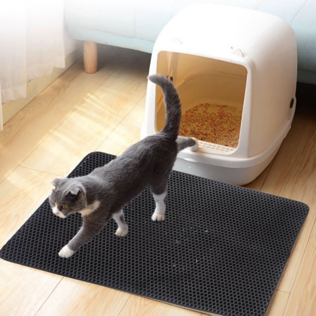 Cat Mat - ¡Prevenir la arena en toda la casa!-cat mat-VyFlair