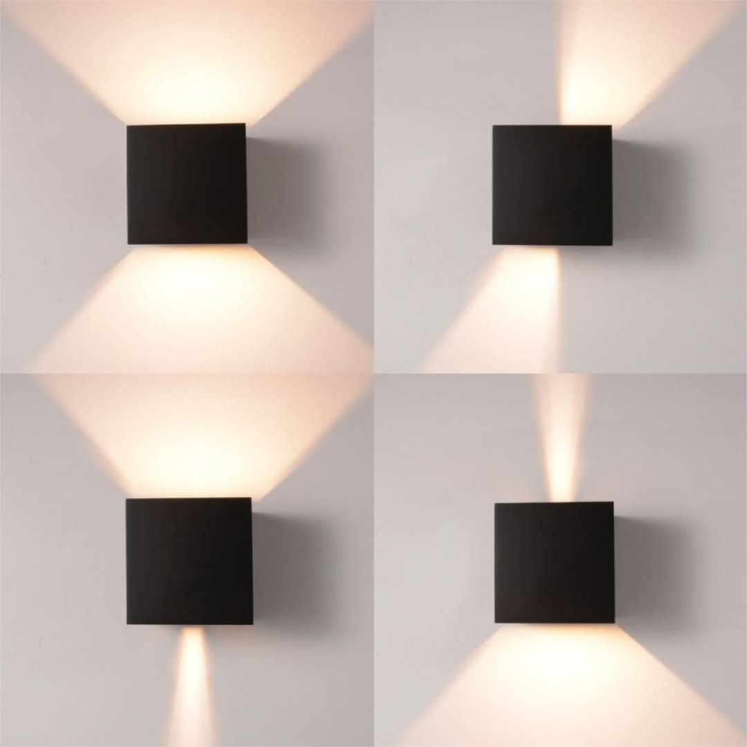 Lámpara de cubo moderna-Wall Light-VyFlair