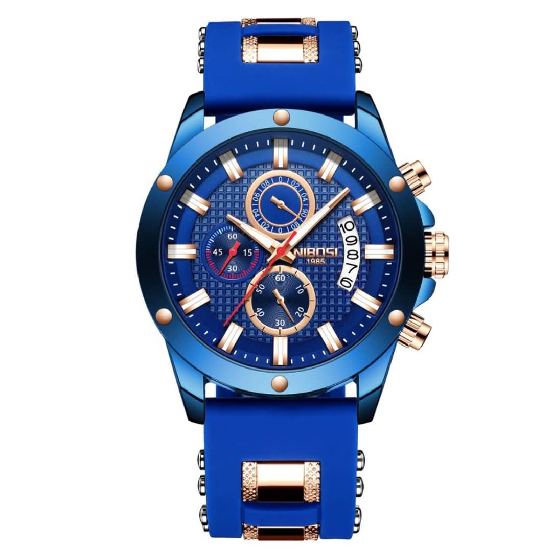 Nibosi Blue night - Men's watch