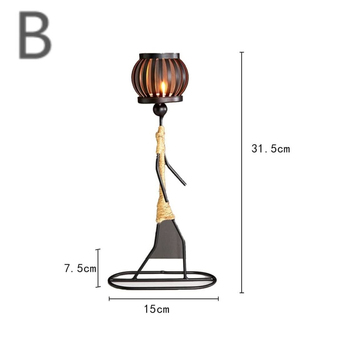 Candelador vintage: el pueblo-candle holder-VyFlair