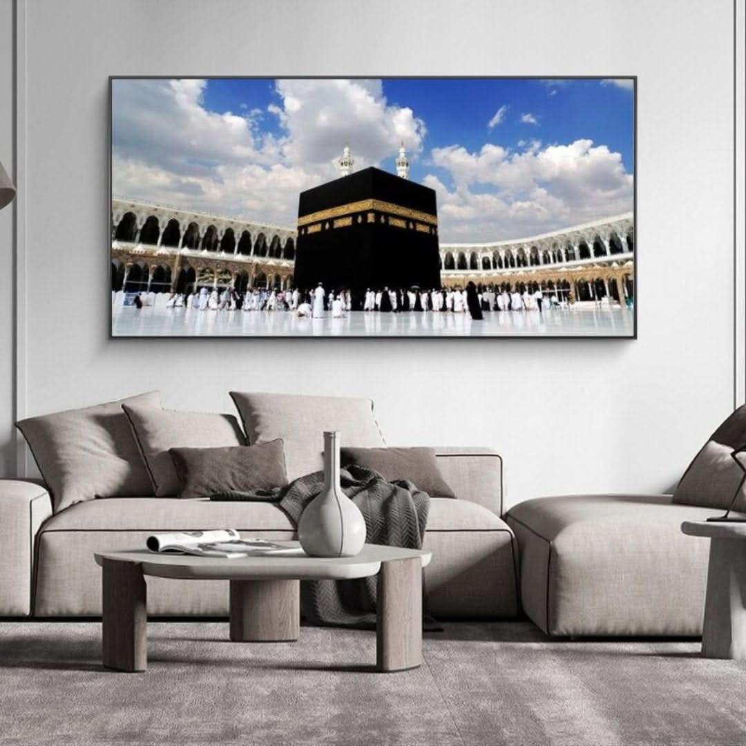 Arte de pared de lienzo islámico-decor-VyFlair