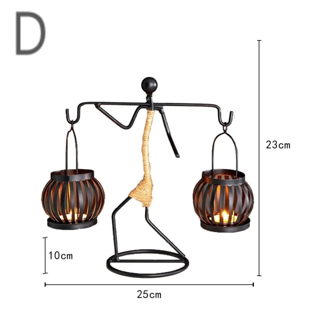 Candelador vintage: el pueblo-candle holder-VyFlair