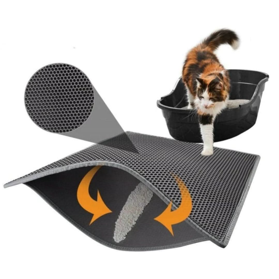Cat Mat - ¡Prevenir la arena en toda la casa!-cat mat-VyFlair