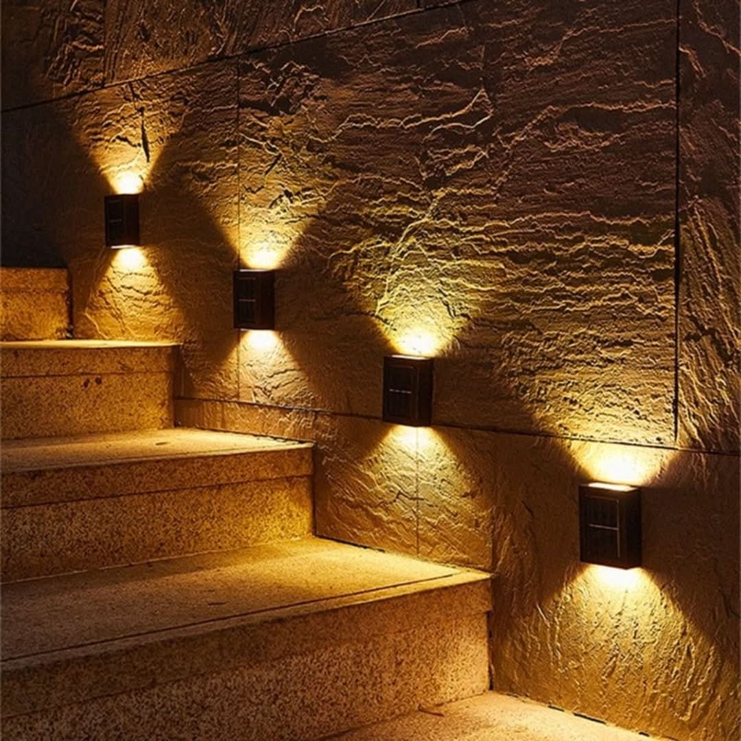 Luz de pared de terraza al aire libre con energía solar-Wall light-VyFlair