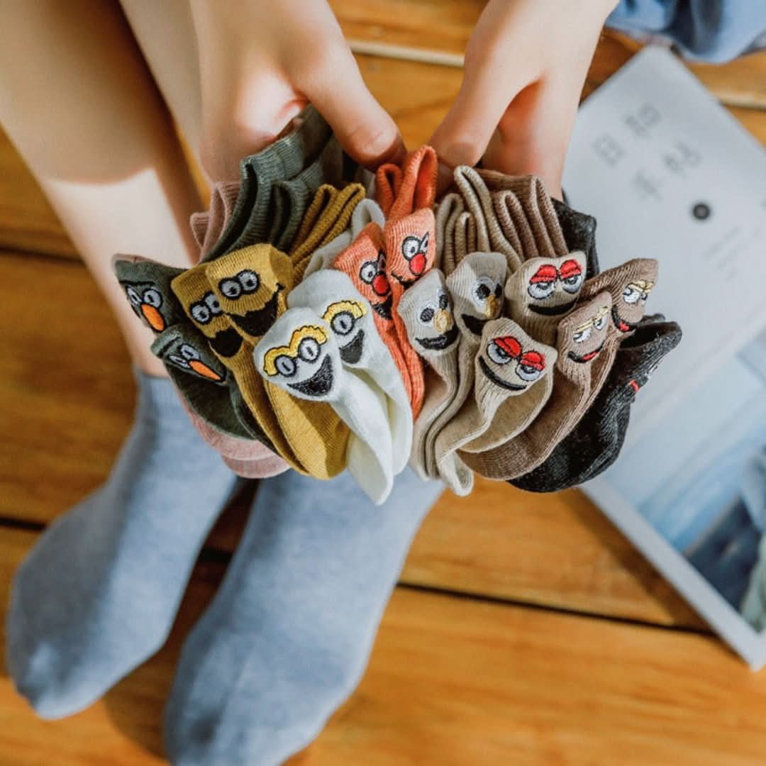 Calcetines de cara feliz-Socks-VyFlair