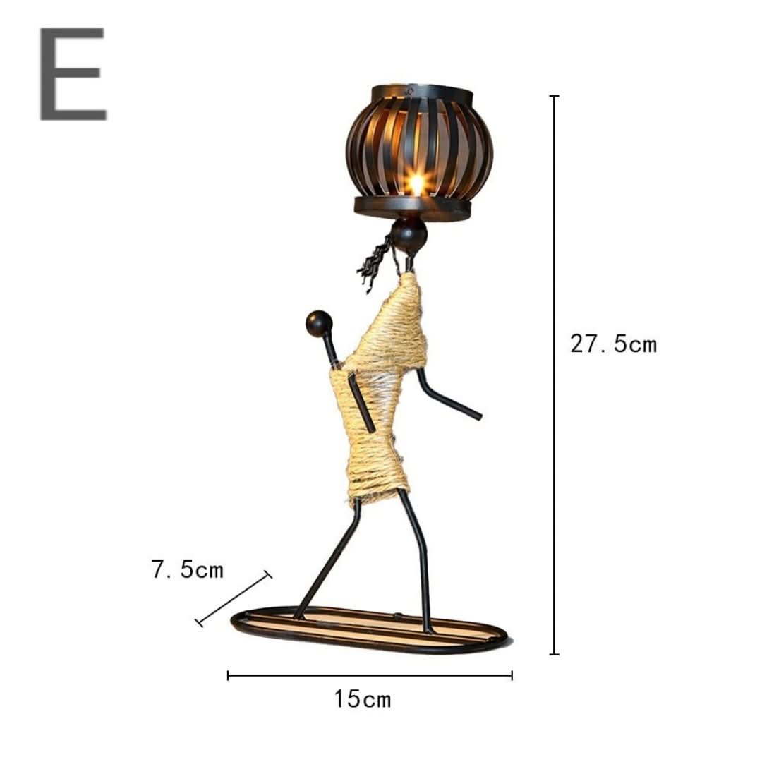 Candelador vintage: el pueblo-candle holder-VyFlair