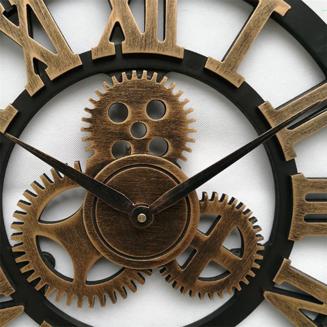 Reloj de pared redondo vintage-wall clocks-VyFlair