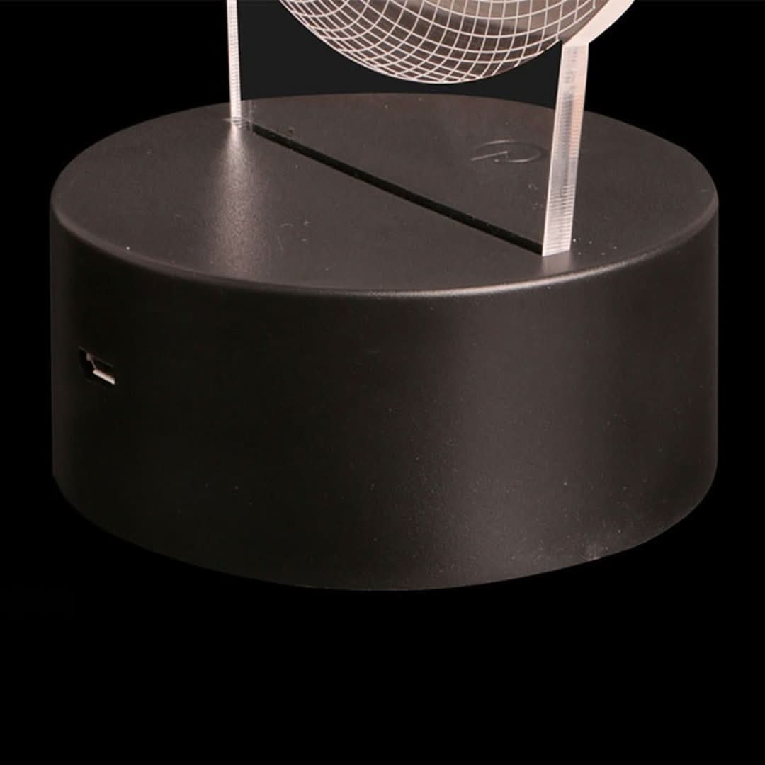 Lámpara LED 3D de meditación de yoga-Table lamp-VyFlair