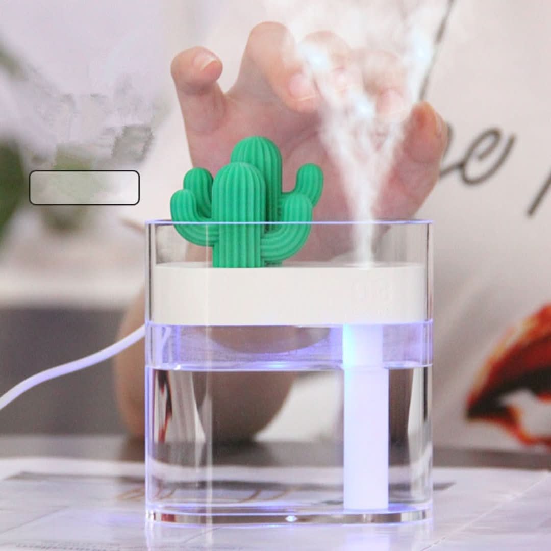 Humidificador silencioso ultrasónico Cactus-Humidifier-VyFlair