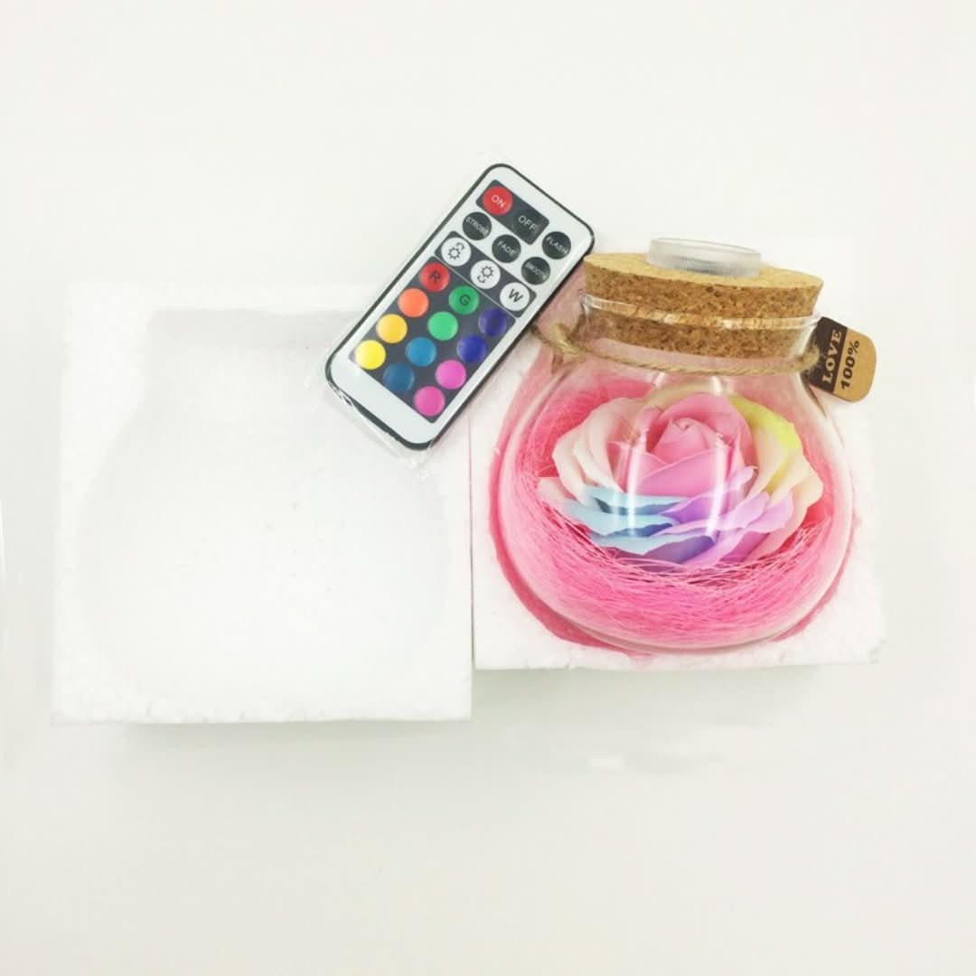 Amor en un frasco - Lifelong Love Rose-Decoration Home-VyFlair
