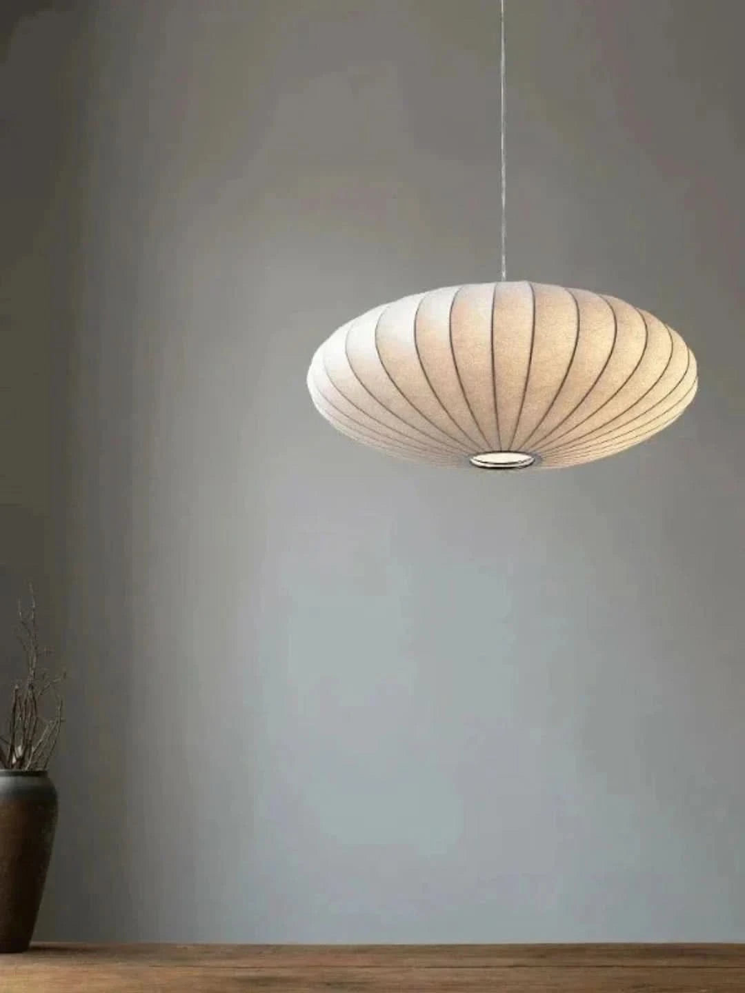 Novalux - lámpara de araña de seda con colgante-Ceiling lamps-VyFlair
