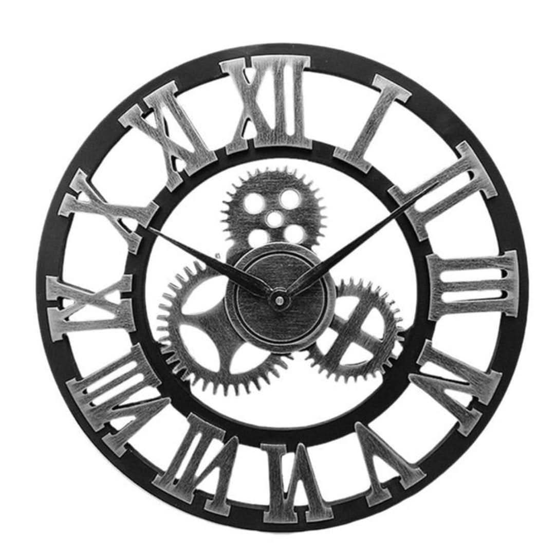 Reloj de pared redondo vintage-wall clocks-VyFlair