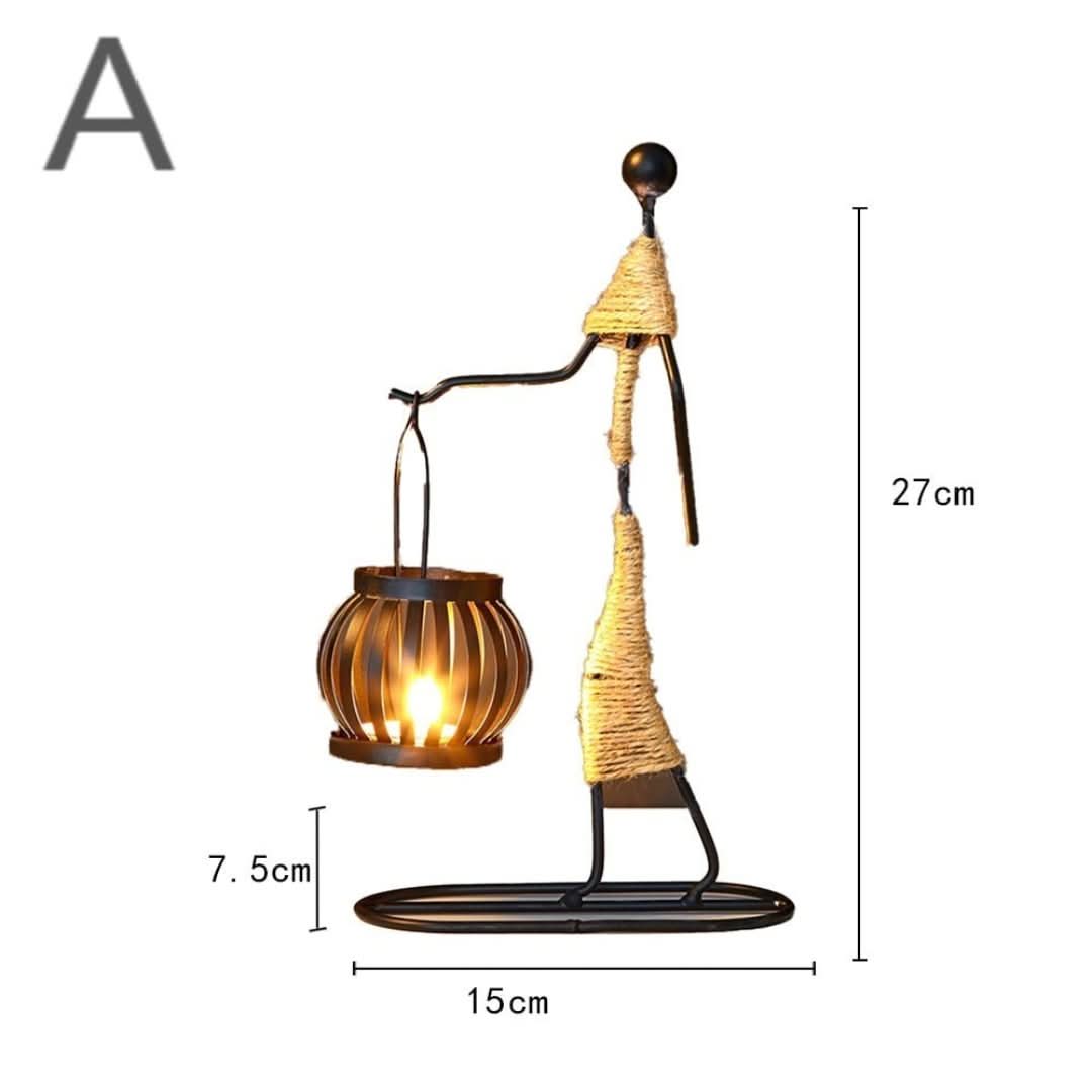 Candelador vintage: el pueblo-candle holder-VyFlair
