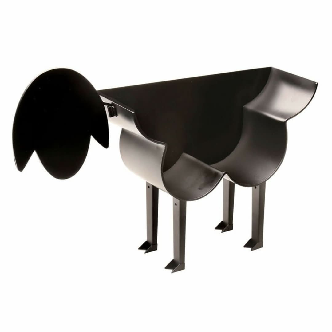 Mr Sheep - Soporte de rollo decorativo artístico-bathroom shelf-VyFlair