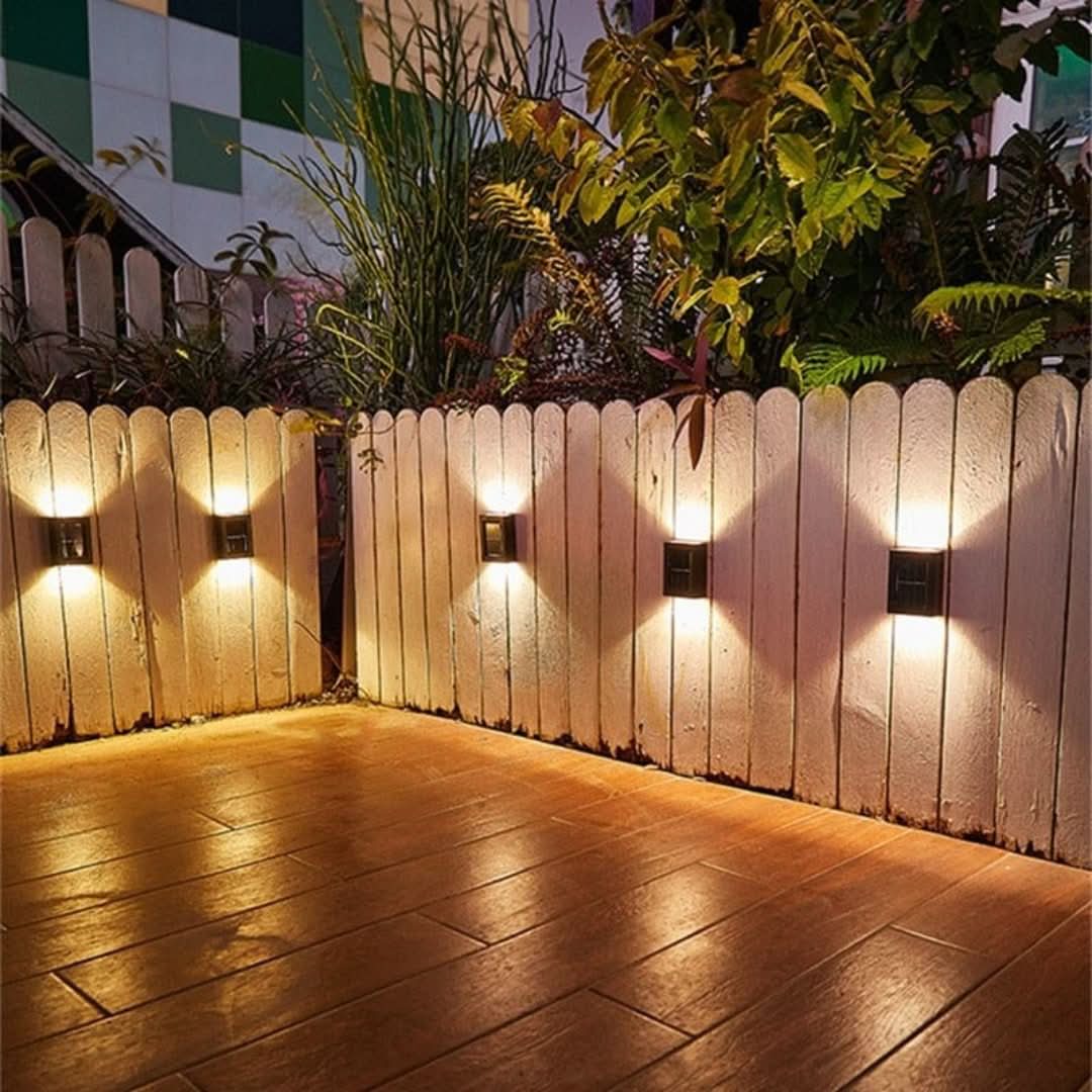 Luz de pared de terraza al aire libre con energía solar-Wall light-VyFlair