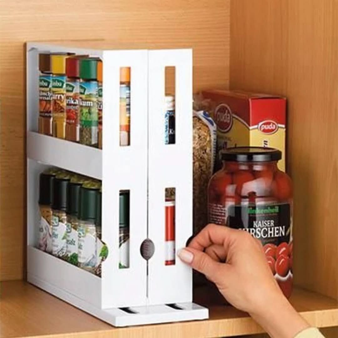 Estante de almacenamiento giratorio-Kitchen organizer-VyFlair
