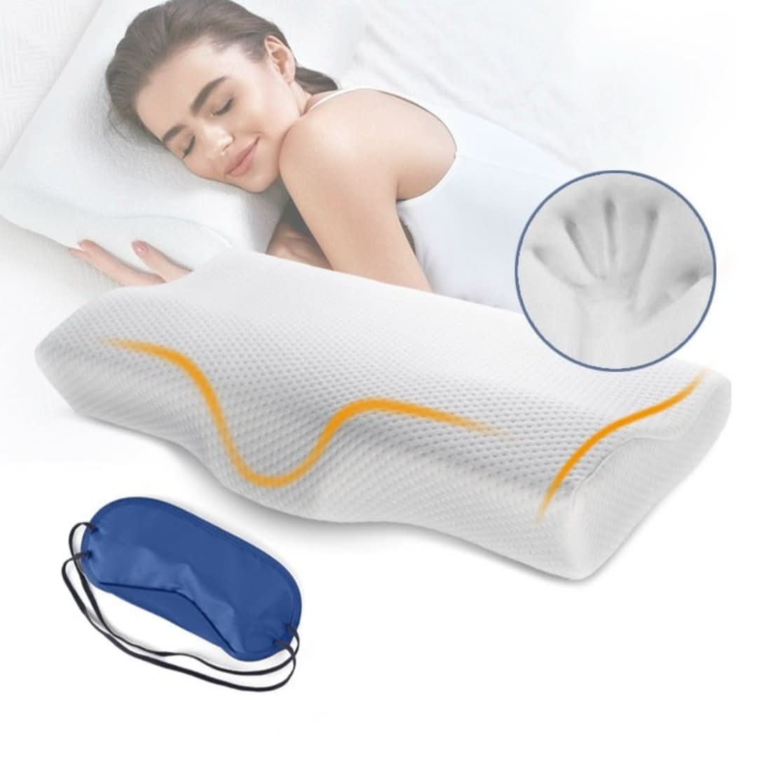 Almohada ortopédica del cuello: alivio efectivo del cuello, el hombro y el dolor de espalda-Pillows-VyFlair