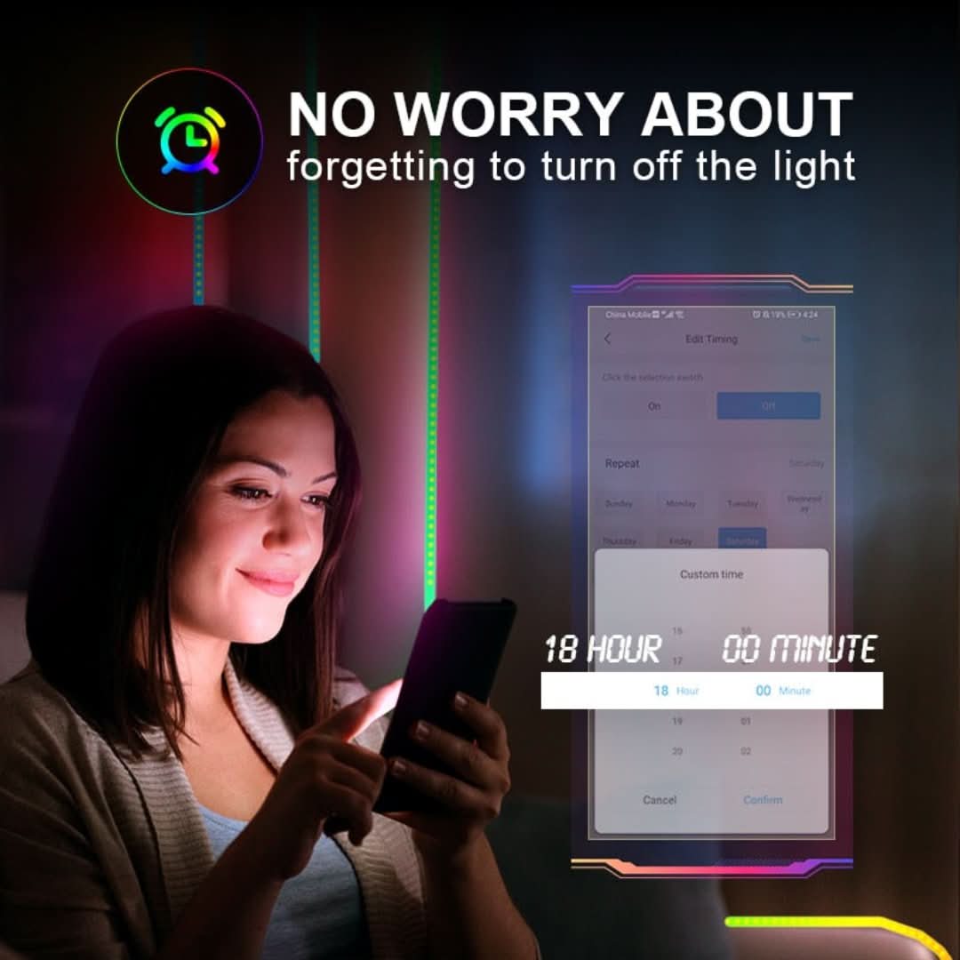 Franja LED LED LED: control a través de la aplicación -Wifi-Led light-VyFlair