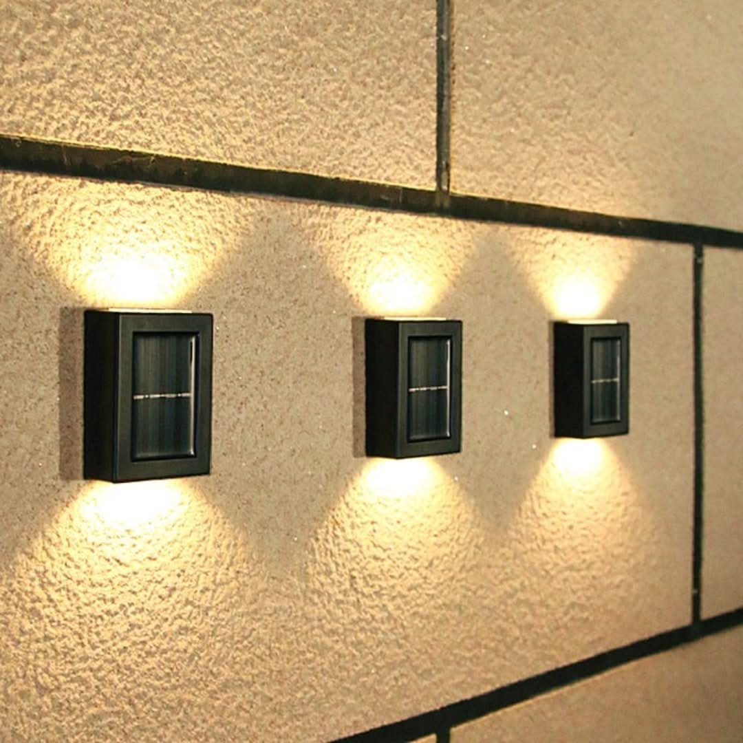 Luz de pared de terraza al aire libre con energía solar-Wall light-VyFlair